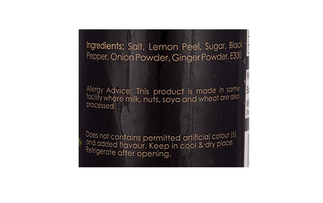 Fusion Platter Lemon Pepper Seasoning    Bottle  100 grams